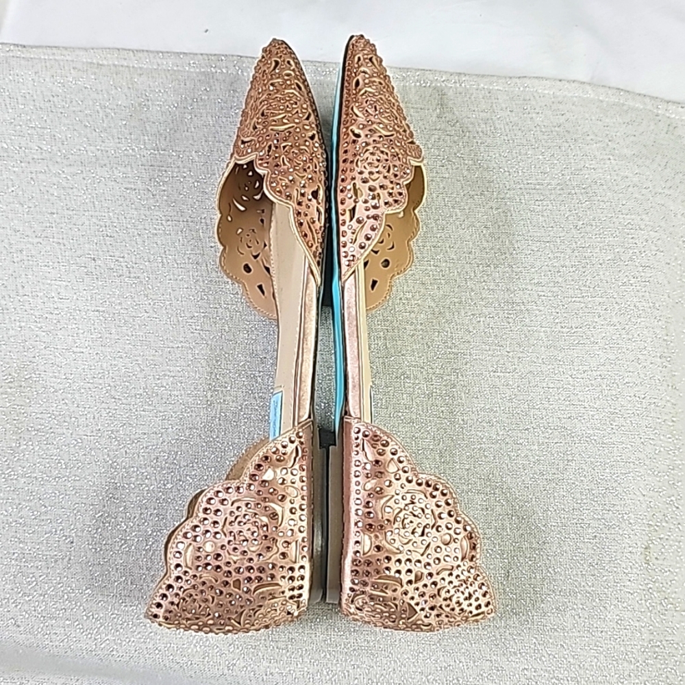 Betsy Johnson Ballerina Flats Elegant Wear Office Wear Career Wedding - Picture 9 of 15